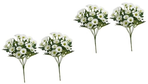 PRETYZOOM 4stücke Kunstblumenstrauß Mit Lebhaften Dekorative Kunstblumen Für Hochzeiten Wohnräume Und Äste Realistische Gestaltung