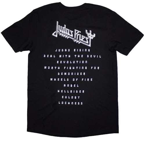 Rock Off officially licensed products Judas Priest Angel of Retribution Tracklist T Shirt Size XL