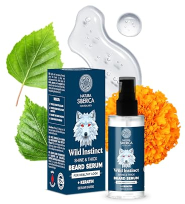 Natura Siberica Men Wild Instinct Shine & Thick Beard Serum For Healthy Look 50 ml