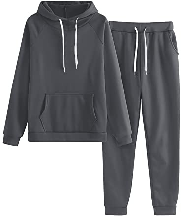 Chandal Mujer Baratos Conjunto Dos Piezas Mujer Casual Sudadera Con Capucha Y Pantalones OtoñO Deportivo Jogging Traje Chaqueta Cremallera Manga Larga Slim Fit CóModo Conjunto Moda Color SóLido