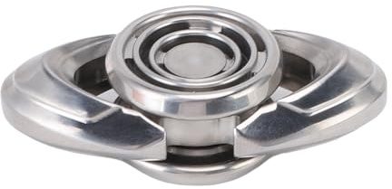 Fdit Metallfinger -Kreisel mit Verlängerter Rotierender Zeit - Stabiler Fingerspitzen Gyro für Professionelle Spieler, Ruhiger Betrieb Stress Relief Spielzeug für Erwachsene
