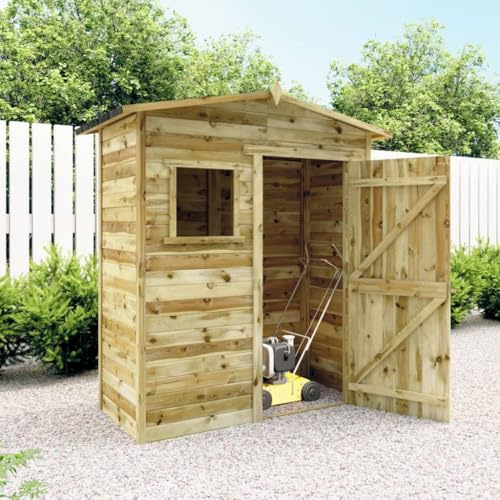 Générique Abri de Stockage de Jardin Bois de pin imprégné,Maison & Jardin,Pelouses & Jardins,Vie en extérieur,Structures extérieures,Cabanes & abris de Jardin,Brun,142 KG,43326