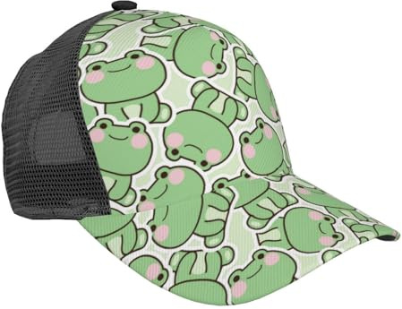 Baseballkepsar groda tennis keps fritid keps justerbar basebollkeps för sport löpning resor