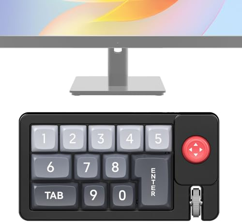 Genérico Teclado Programable, Durable, Tecl. – Sleek Portable Mecánico para Edición Numérico, Cableado con Joystick Intercambiable, En Caliente De Vídeo Y | Multipurpose Outdoor Indoor Utility