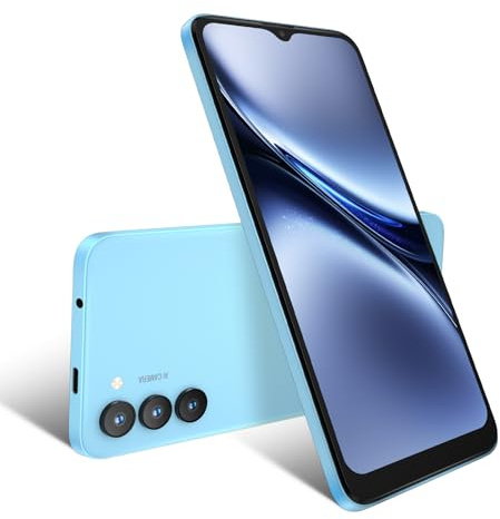 XGODY X36 Handy Ohne Vertrag, 6,52 Android 15 Smartphone, 4G LTE Dual SIM Octa-Core, 7GB/32GB (256GB Erweiterbar), 4200mAh, 13MP+5MP Kamera, Gesichtserkennung, USB-C, GPS, Blau