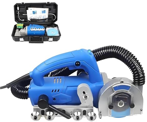 Elektrisk Fogborttagare 9000RPM för Kakel, Fogrengöring och Ta Bort Fog med Justerbart Djup och Dammreducering för Golv Vägg Badrum Kök 220V