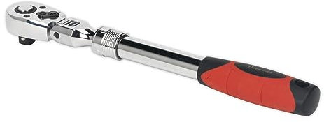 Sealey Ak6682 Flexi-Head Ratchet Wrench 1/2Sq Drive Extendable