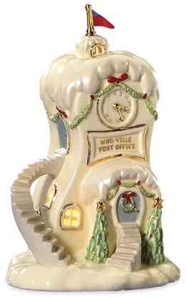 Lenox 750113 Who-Ville Post Office Figurine, Christmas & Holiday Decor