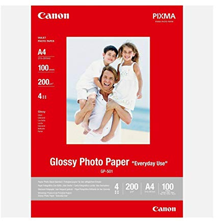 Canon 0775B001 Fotopapier, glänzend, A4, 100 Blatt