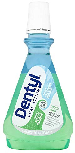 Dentyl Actif Lisse 500Ml Menthe Rince-Bouche - Lot De 2
