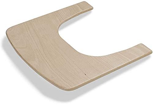 Geuther Chaise Haute Bébé Syt Évolutive en Bois – Chaise Haute Bébé Confort Évolutive, Chaise Enfant (Natural Wood, Tray (Accessories))
