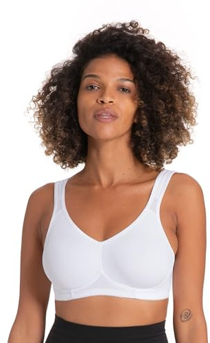 Dorina Dam sport-BH, FLEX D1901A, svart vit, Vit, 80C