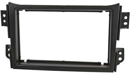 tomzz Audio 2439-146 Doppel DIN Radioblende kompatibel mit Opel Agila B Suzuki Splash schwarz