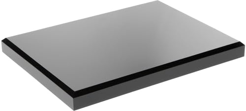 PlyMor Marke Acryl Schwarz Rechteckig Abgeschrägte Setzkasten Acryl Display Boden .75'' x 8'' x 6''