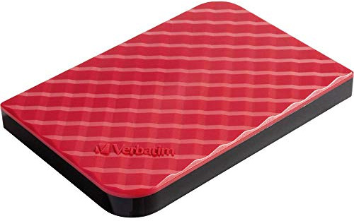 Verbatim Store 'n' Go USB 3.0 Portables Festplattenlaufwerk 1TB - Externe Festplatte - 1 Terabyte - Rot