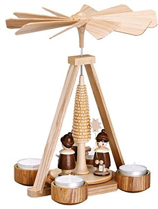 Rudolphs Schatzkiste Montagne del Minerale metallifero della Piramide della tavola della Piramide di Natale dei cantanti 25cm del Canto Natalizio della Piramide Nuove