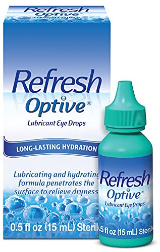 Refresh Optive Lubricant Eye Drops, 0.5 Fl Oz Sterile