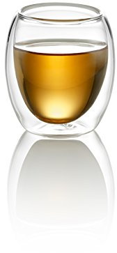 TEA SOUL Tazza in Vetro Doppio Strato 80 ml