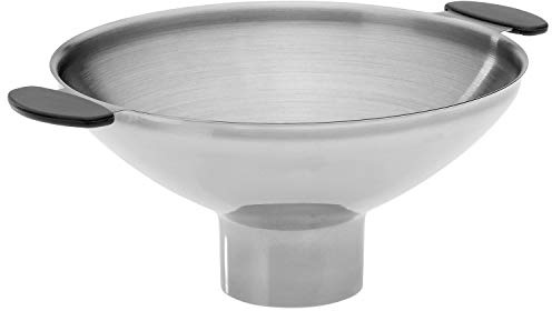 Westmark Einmach-/Marmeladentrichter mit langem Einfüllstutzen, Einfüllstutzen-Durchmesser: 3,8 cm (innen), Rostfreier Edelstahl, Silber, 12452260