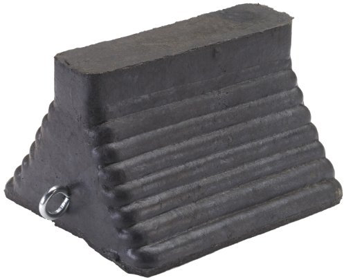 Gegenseitige 14643 faserverbundwerkstoffe Gummi Unterlegkeil, 20,3 cm Länge x 15,2 cm Breite x 22,9 cm Höhe, schwarz