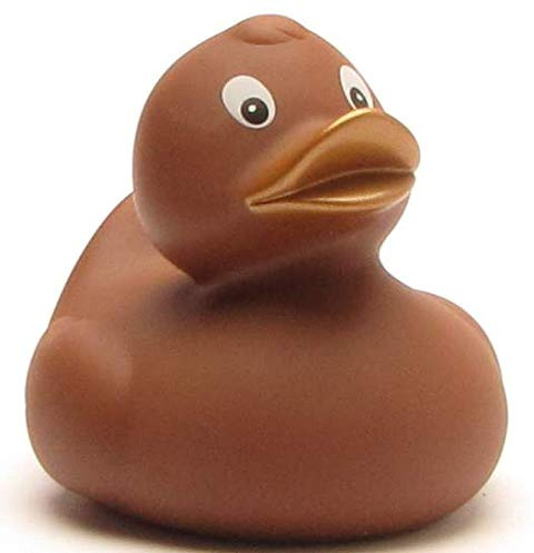 Duckshop Patito de Goma Lea marrón 8 cm
