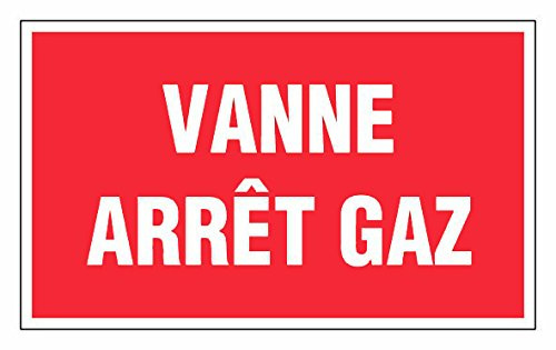 Panneau Vanne d'arret de gaz - Rigide 330x200mm - 4160771