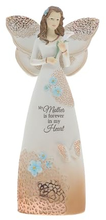 Pavilion Gift Company 19043 Light Your Way Memorial Mother Angel Figurine, 9-Inch