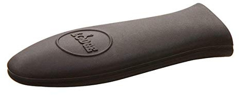 Lodge Silikon-Griffschutz Gegengriff Schwarz, hitzebeständig bis 232 °C | rutschfest, ergonomischer Halt, nicht für Backofen geeignet, sichere Handhabung, komfortabel