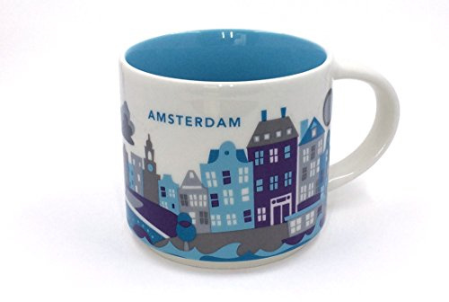Starbucks Amsterdam Mug YAH You are here Collection - 14 fl oz / 414 ml
