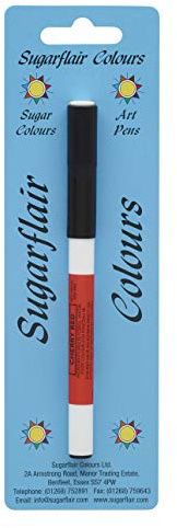 SugarFlair Colorant Alimentaire Comestible Stylos Pour Décoration de Gâteau Pâtisserie – ROUGE CERISE