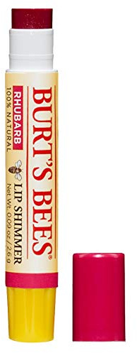 Burt's Bees Lippenschimmer Rhubarb, 1er Pack (1 x 2,6 g)