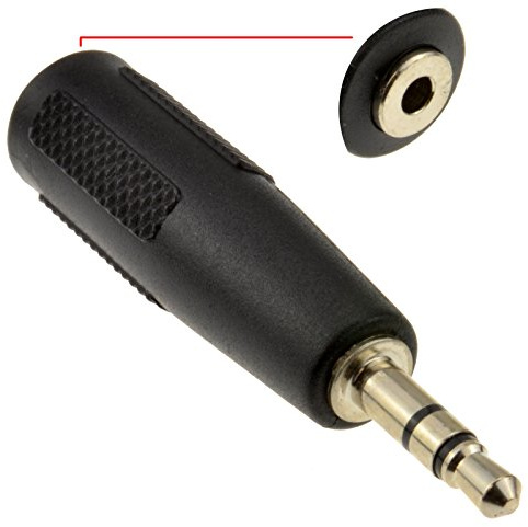 kenable 2,5 mm Buchse Zum 3,5 mm Klinkenstecker Stecker Stereo Adapter Audio Kabel Konverter