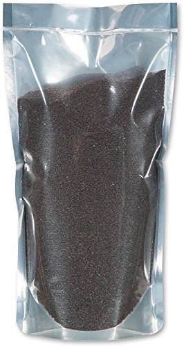 DekoMich Sabbia Colorata, granulosità – Sabbia strame Decorazione, 0,5 mm, 1 kg in Sacchetto, caffè