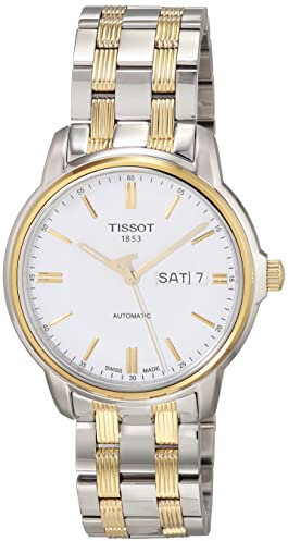 Tissot Men's Analogue Swiss Automatic Watch with Stainless Steel Strap T0654302203100