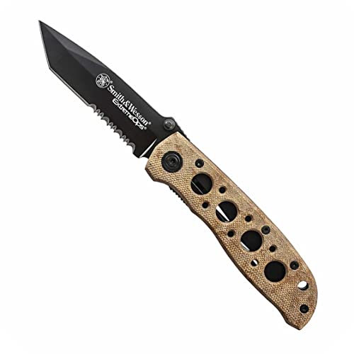 Smith & Wesson Taschenmesser: Extrem Ops DESSERT Camou Tanto Einsatzmesser