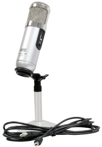 MXL Studio 24 - Microfono a condensatore USB, colore: Argento