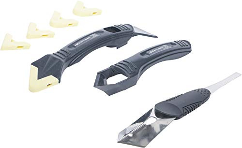 BGS Diy 85200 | Silikonfogborttagare och spatel set | 8 st. | Silikonborttagare | silikonskrapa | fogverktyg