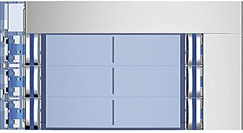 BTICINO 352161 Frontale Sfera/Sfera New 6 Pulsanti Doppia Fila, Allmetal Alluminio Anodizzato, IK07 IP20, 1 Modulo, Compatibile Sistema 1+n, Installazione Modulare, Citofono