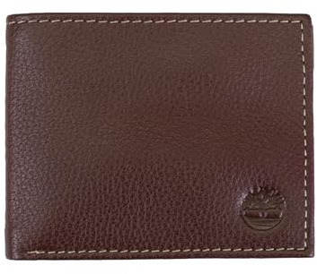 Timberland D02387/01 Hombre Brown Leather Sportz Passcase Wallet