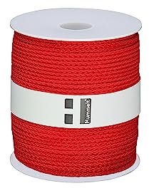 Hummelt® SilverLine-Rope corde universelle Corde polypropylène 3mm 100m rouge en rouleau