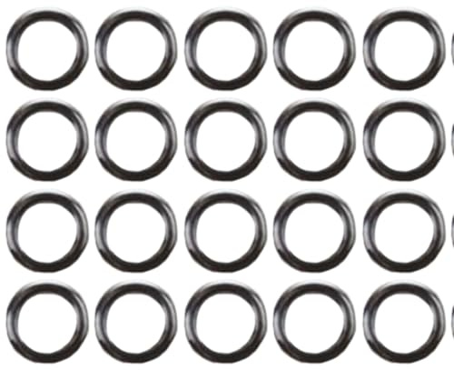 Korda Rig Ring, matte Vorfachringe für Karpfen Rigs, 30 Stück, blendfreie Spezialbeschichtung, reibungslose Köderbewegung, robuste Metallringe für Angelhaken, einfache Montage