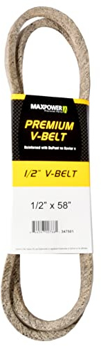 MAXPOWER | Courroies 347501, renforcé au kevlar, 1/2'' x 58'' - 4L580 - longueur extérieure L(a) 1470 mm