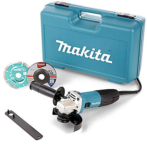 Makita GA4530RKD Angle Grinder Slide Switch, 115 mm, 720 W