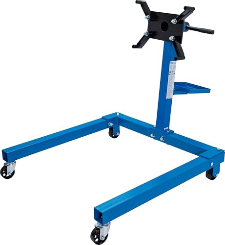 BGS 9230 | Motorständer XL | 560 kg | 360° drehbar | 8 Positionen arretierbar | kugelgelagerte Rollen | 4 Aufnahmepunkte verstellbar