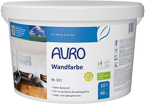 AURO Wandfarbe ohne Konservierungsstoffe - Nr. 321 - 10 Liter