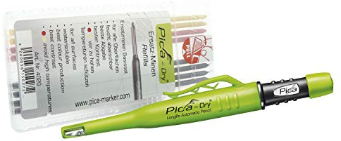 Pica 4099101-94102 Dry Longlife Automatic Pen inkl. 8 Ersatzminen Basis Set