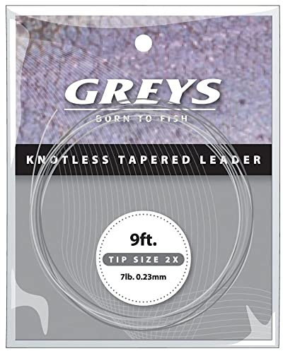 Fliegenvorfach - gezogen - Greys - 4 X - 0,18 mm - 2,75 m