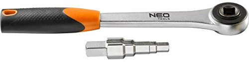 Stufenschlüssel mit Ratsche Neo Tools NEU & OVP 02-060