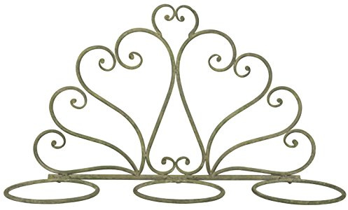 Esschert Design AM78 Bin grün 3 Blumentopfhalter