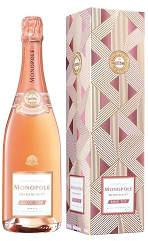 Heidsieck & Co. Monopole Rosé Top Brut Champagner mit Geschenkverpackung, 750ml (1er Pack)